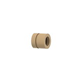 Super Flangeless™ Ferrule, PEEK, 1/3-28 Flat-Bottom, for 1/8" OD Natural - Single